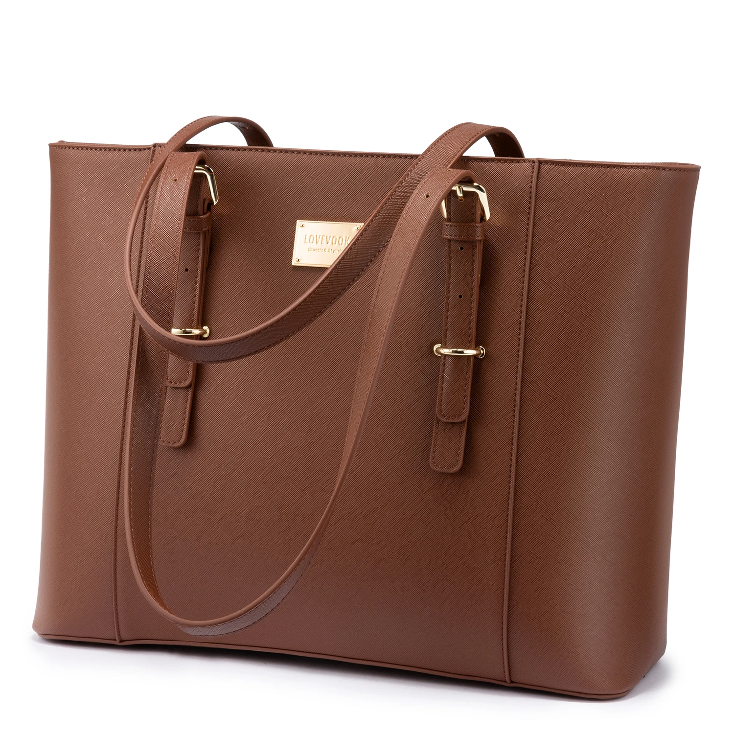 

LOVEVOOK New Style office ladies casual pu tote bag large capacity computer shoulder bag business women briefcase laptop handbag