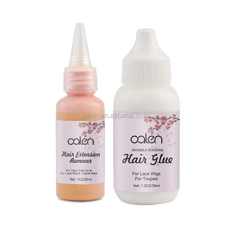 

Private Labeling No Latex Waterproof Hair Lace Glue Strong Hold Wig Install Set With Remover