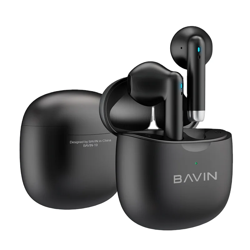 

BAVIN IPX-5 Waterproof Small True Wireless stereo Headphones Headset Earbuds Earphone earphone for iphone 13 12 11 BAVIN-19
