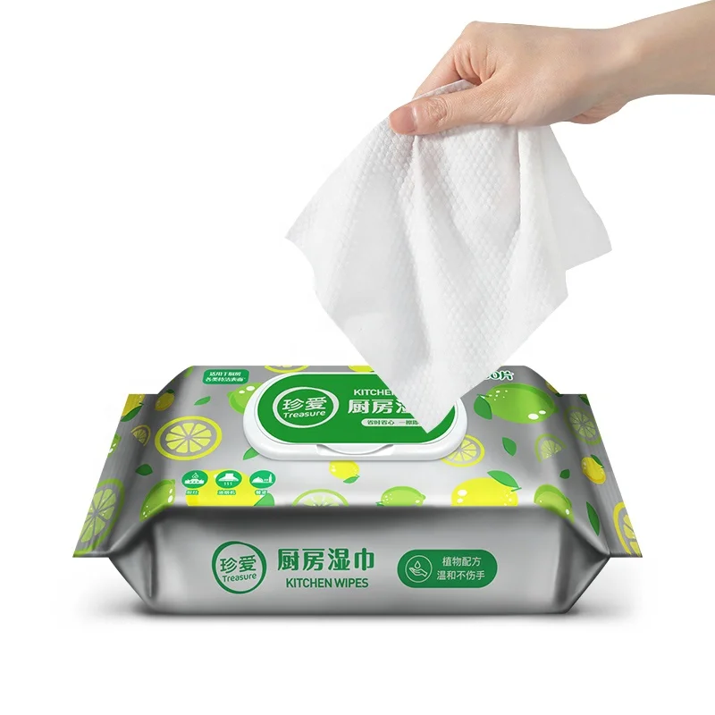 

70pcs Household Cleaning Wipes Surface Cleaning Tissue Kitchen Wipes