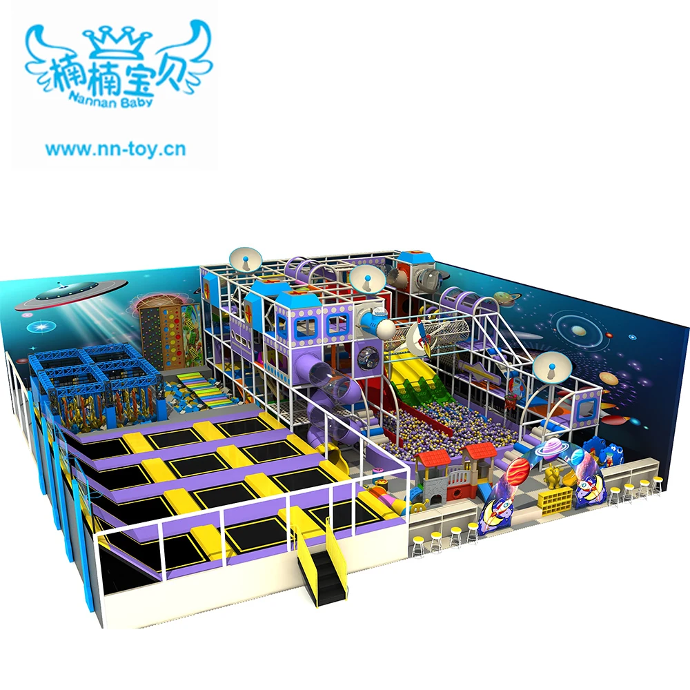 
Space themed Indoor playground for kids soft play game playground equipment for sale 