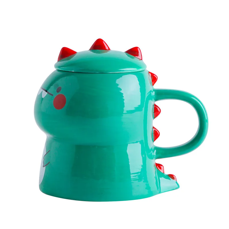

Novelty 3D Dinosaur Mug Unique Ceramic Mug for Kids, Blue, pink