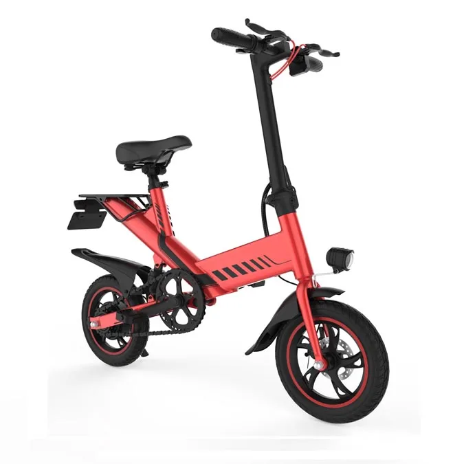 

Electric bicycle lithium battery car mini car 48V women mini motorcycle, Black red