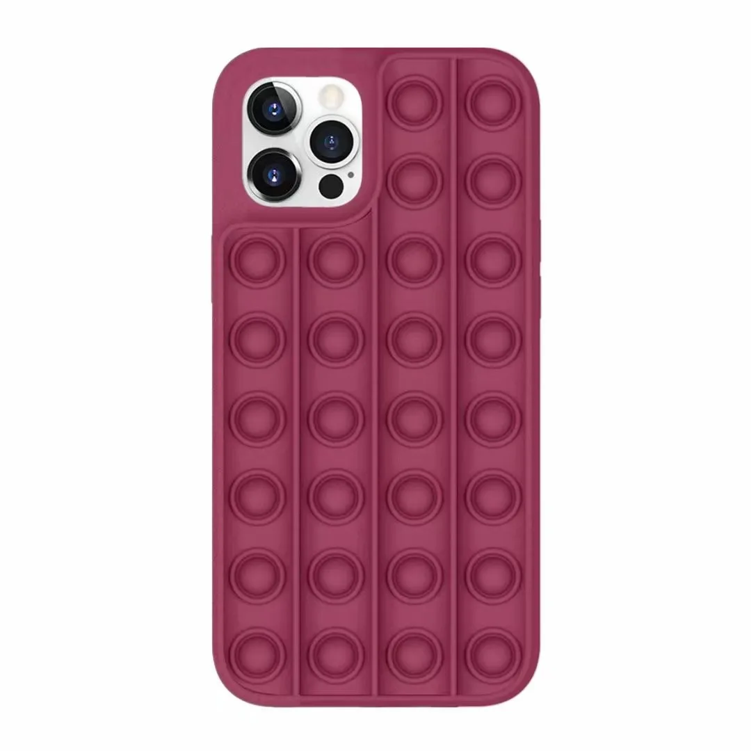 

Pop it findget toys phone case for iPhone 12 12 Pro 12 Pro Max 12mini, Pop it fidget toy colors