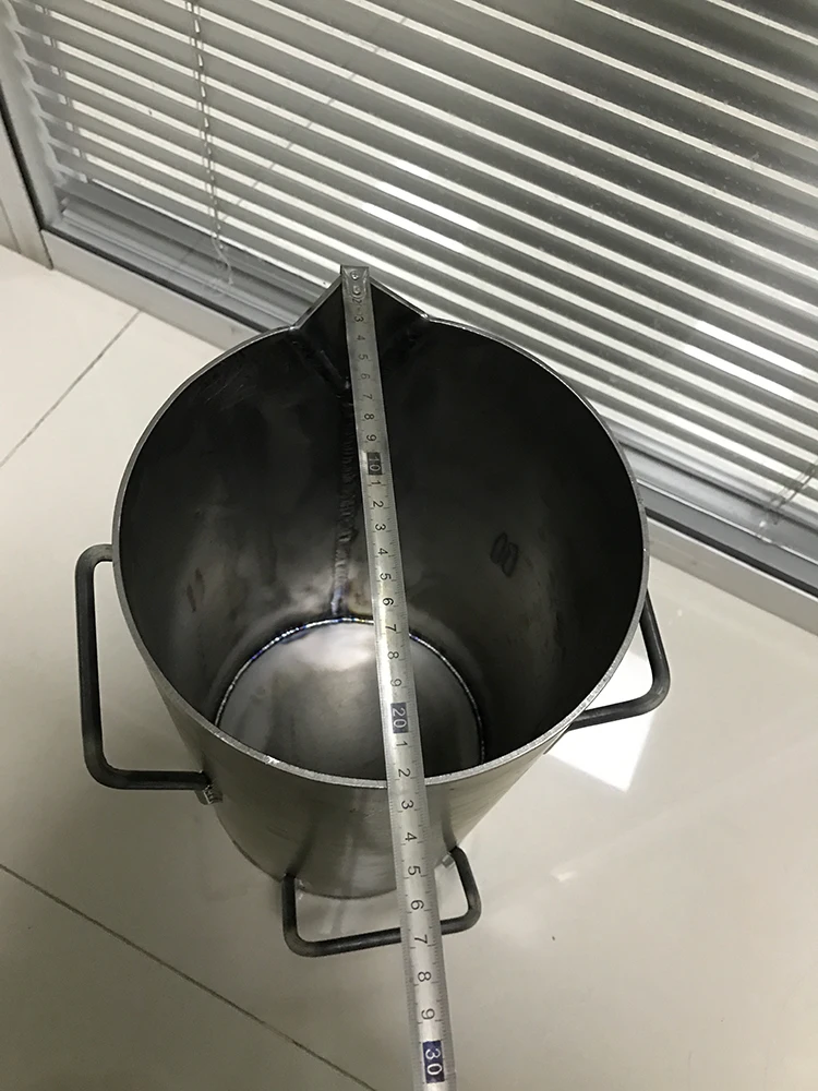 titanium barrel for metallurgical equipment
