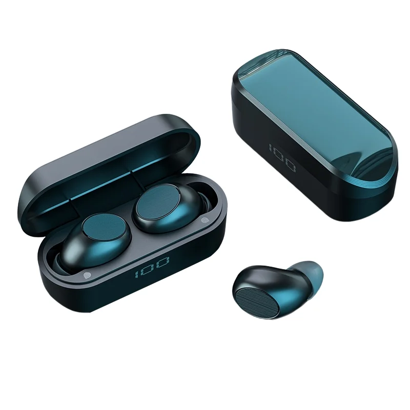 

Waterproof And Gaming Wholesale Factory Price Support Customized Logo Wireless buds, Black