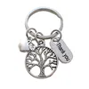 INFANTA JEWELRY Keychain Life tree apple Thank you Thanksgiving key chain gift for teachers and parents Key Ring