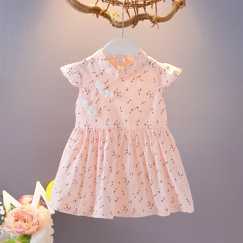 

Low price beautiful 1-2-3-4 year baby girls cotton summer dress