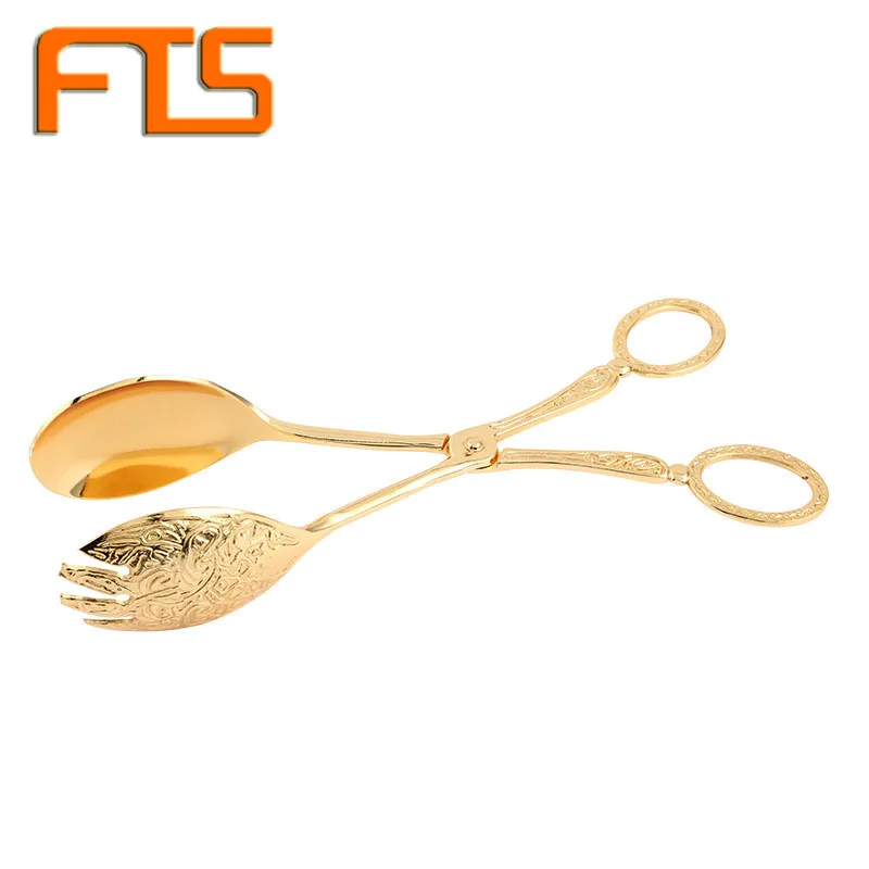 

FTS European Style Bread Banquet Buffet Salad Multifunctional Metal Home Hotel Barbecue Supplies Kitchen Utensils Food Clip