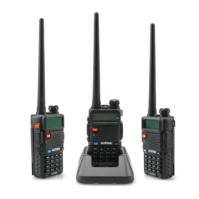 

Baofeng factory UV-5R 5watts FM hot selling ham radio transceiver baofeng 5R uv-5r mobile two way radio handheld walkie talkie, Black