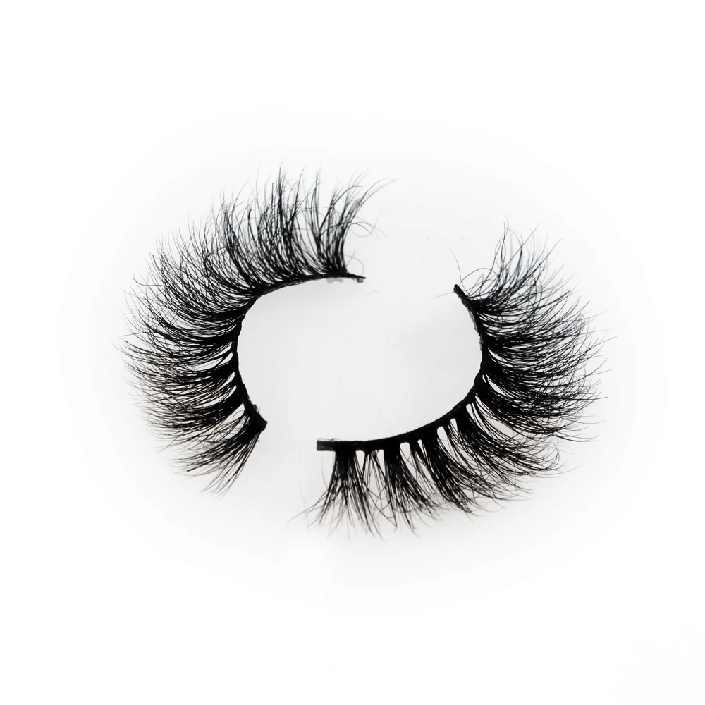 

6D Faux Mink Lashes Handmade Luxurious Volume Fluffy Natural False Eyelashes, Natural black