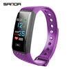 SANDA CK17S Waterproof Smart Wristband Heart Rate Monitor Fitness Tracker Bracelet Smartwatch Push Message