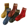 Women knitted thickened warm socks winter warm fun casual cotton round neck socks manufactory directory selling