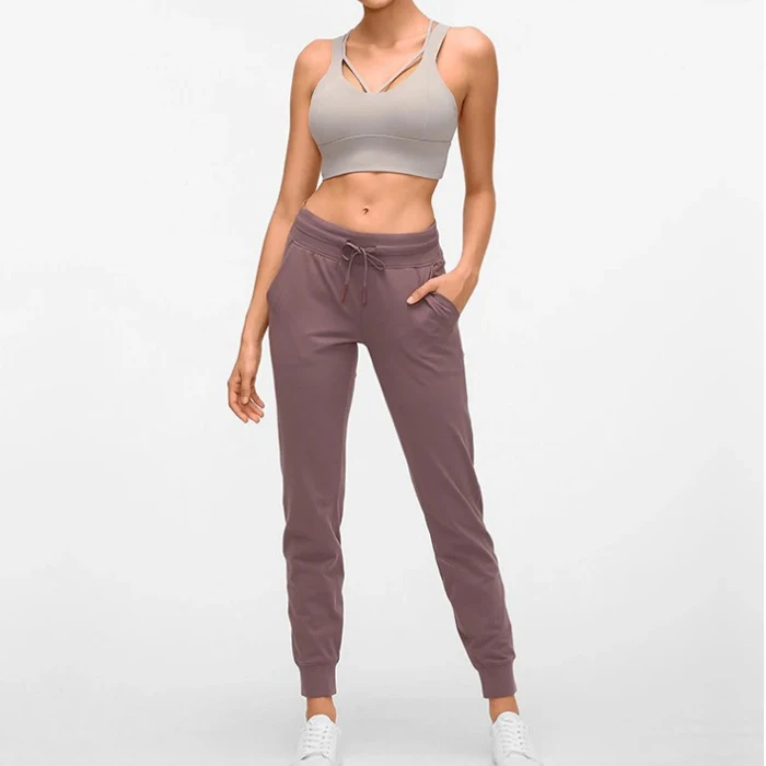 High Quality Cotton Printed Gym Womens Custom Baggy Joggers Wholesale