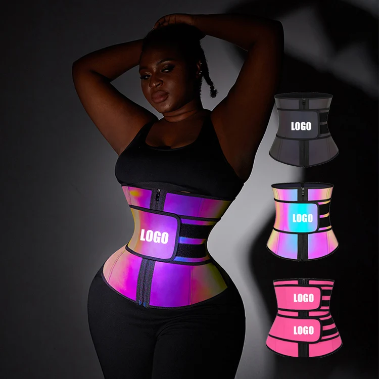 

Lover-Beauty Wholesale Private Label Latex Two Belt 9 Steel Boned Zipper Women Waist Trainer Vest