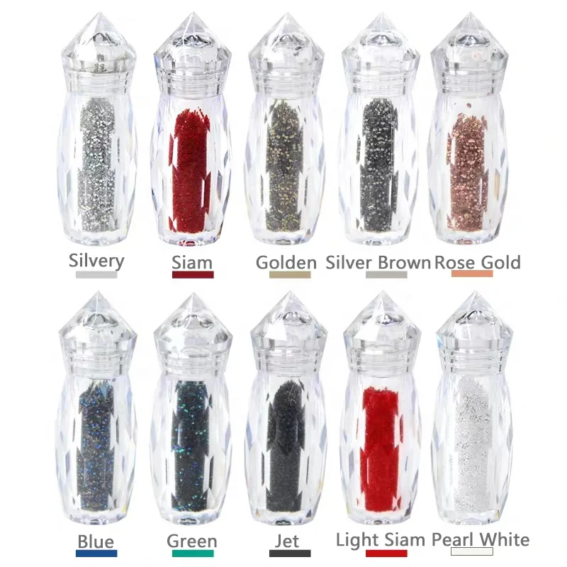 

Wholesale high quality Nail rhinestone crystal sand glass rhinestone for nails supplies salon factory direct sale