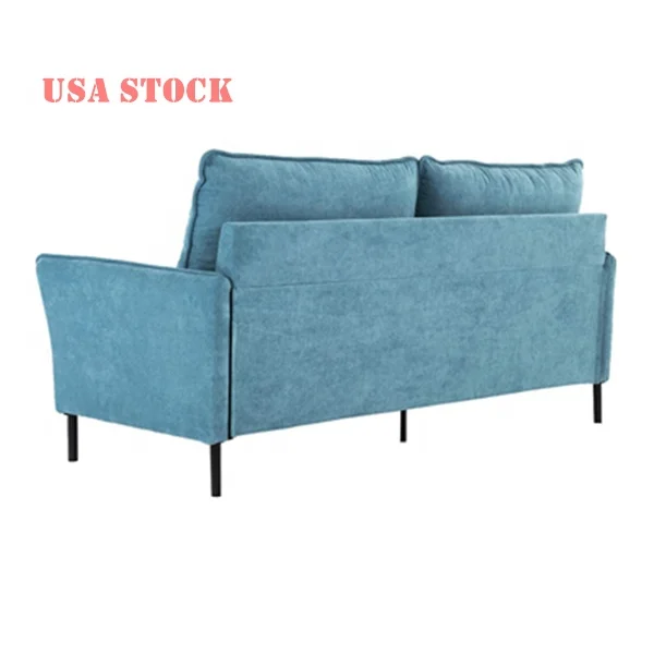

Hot Selling USA Stock Modern Recliner Blue/Grey Arm Chair Double Sofa Living Room Recliner Sofa