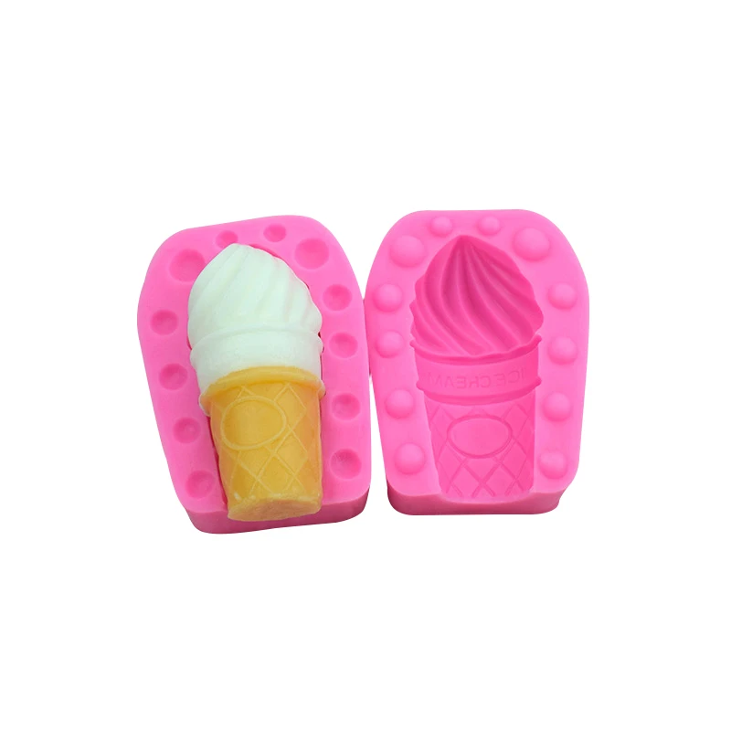 

silicone popsicle mold for ice cream DIY Handmade 3D candle chocolate cake mold, Any pantone color
