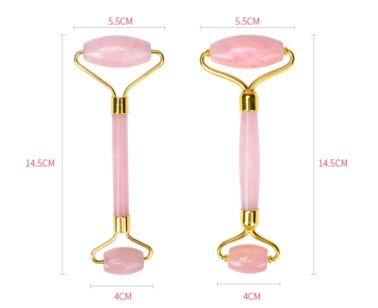 
11 years gold supplier seller rose quartz jade roller jade roller for face 