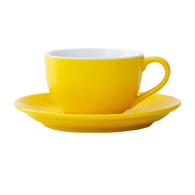 

Mikenda 150cc domestic Color Coffee Ceramic Cup saucer set with handle&spoon