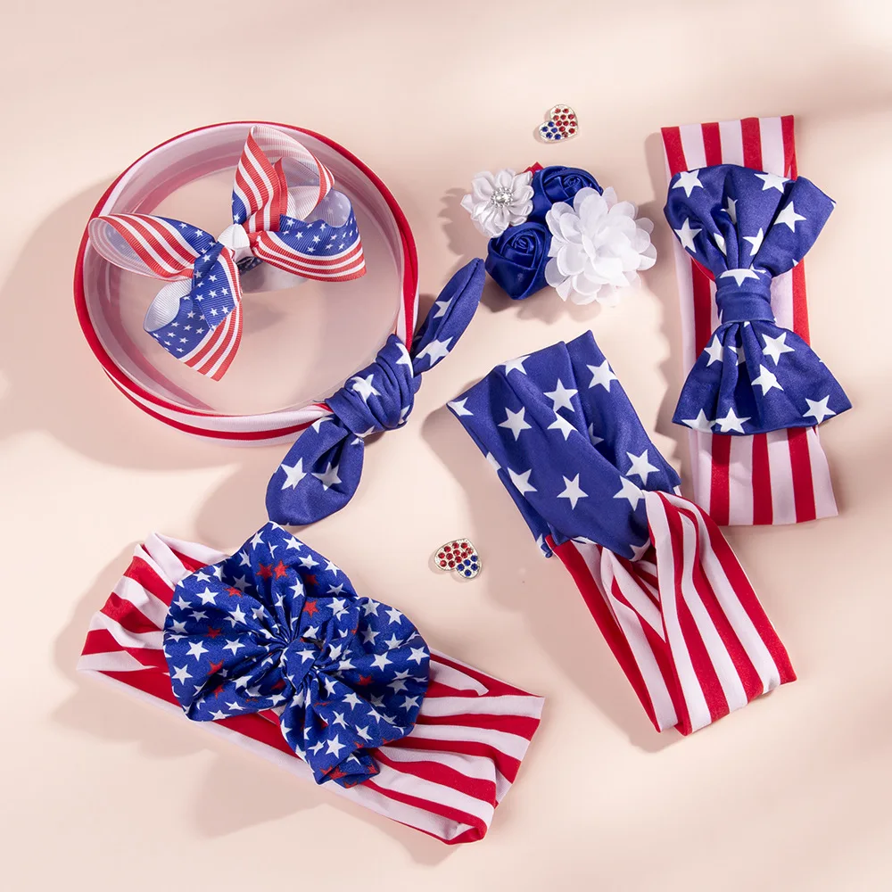 

4th of july baby bows hair accessories boutique hair bows for baby hair
