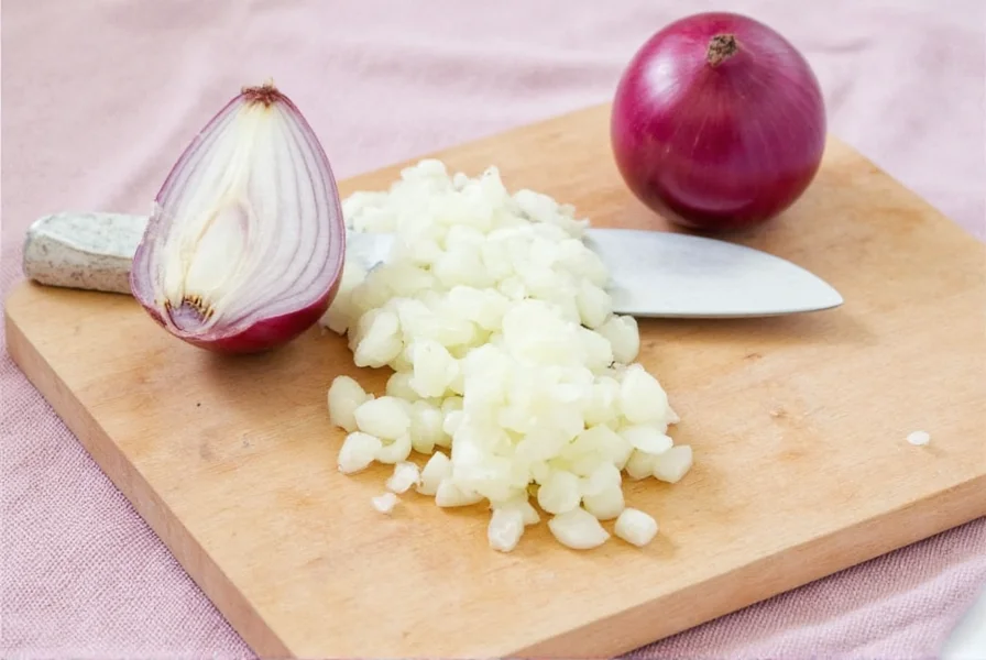 Jar of homemade onion paste