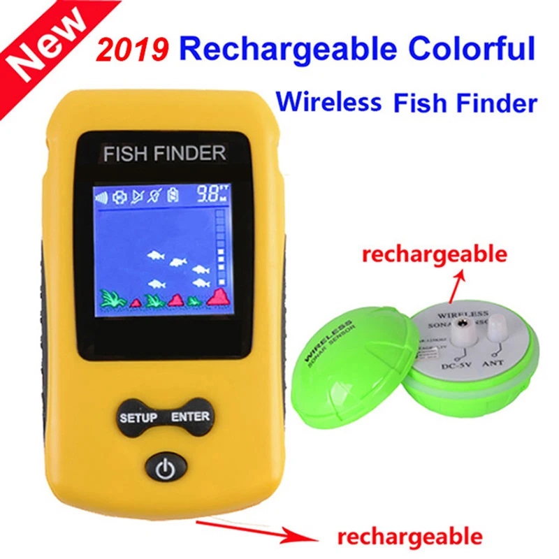 

Portable Wireless Sensor Sonar Fish Finder