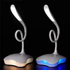 3 Level Dimmable Clover Flexible Eye-Protection Reading Study Desk Lamp USB Touch Sensor Rechargeable Light