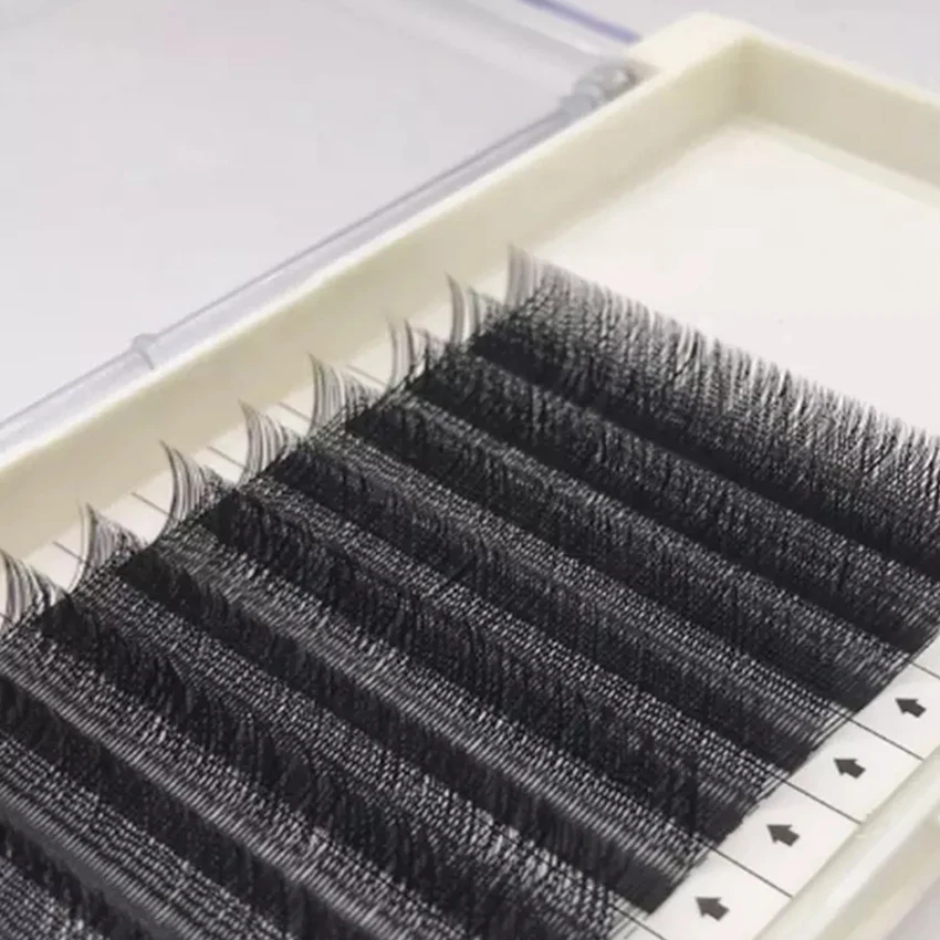 

Free Sample y Eyelash Extension Professional Eyelash Extension Supplies y Shape Eyelashes, Natural black