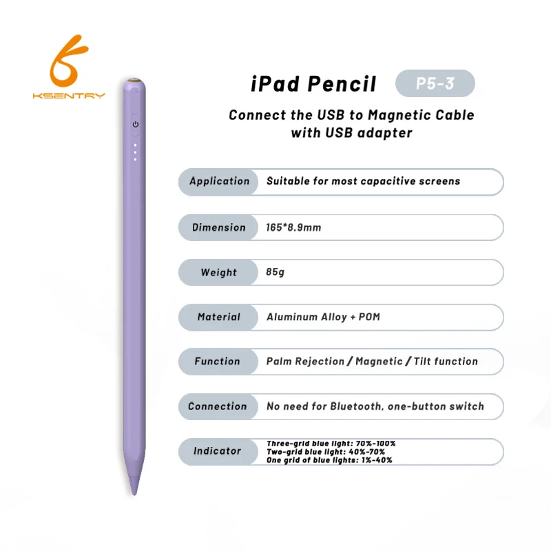 

active capacitive palm rejection stylus pens with custom logo for ipad