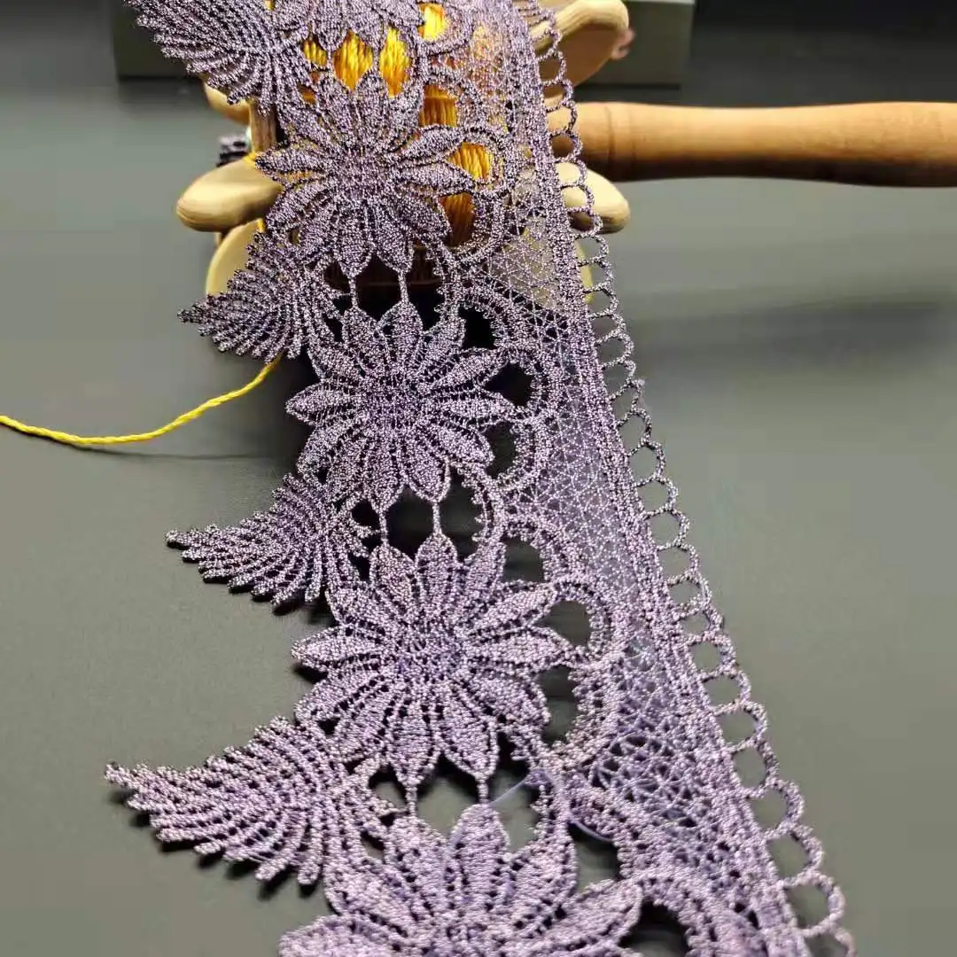 

Best Service African Glitter Net Width Lace Fabric For Wedding
