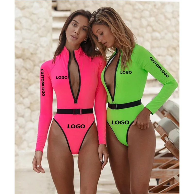 

Free Shipping New Sexy Neon Green Color Fashion Sexy Girls xxx China Photos One-Piece Beach Bikini Swimwear