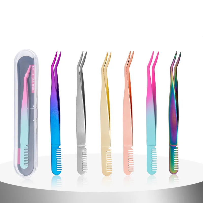 

Leopard Tweezer False Eyelash Tweezer, Mixed