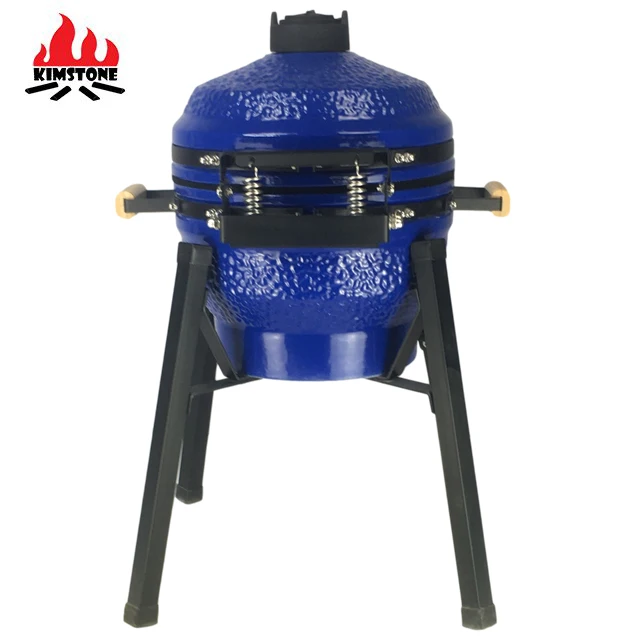 

Kamado Charcoal Basket Small Size  Mini Kamado Ceramic BBQ Smoker Cast Iron Grill, Optional from pantone color