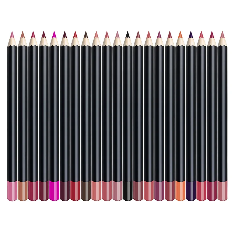 

Private Label Cosmetics Waterproof Lipliner Pencil Kissproof Long Lasting Lip Liner Pencil, Colorful