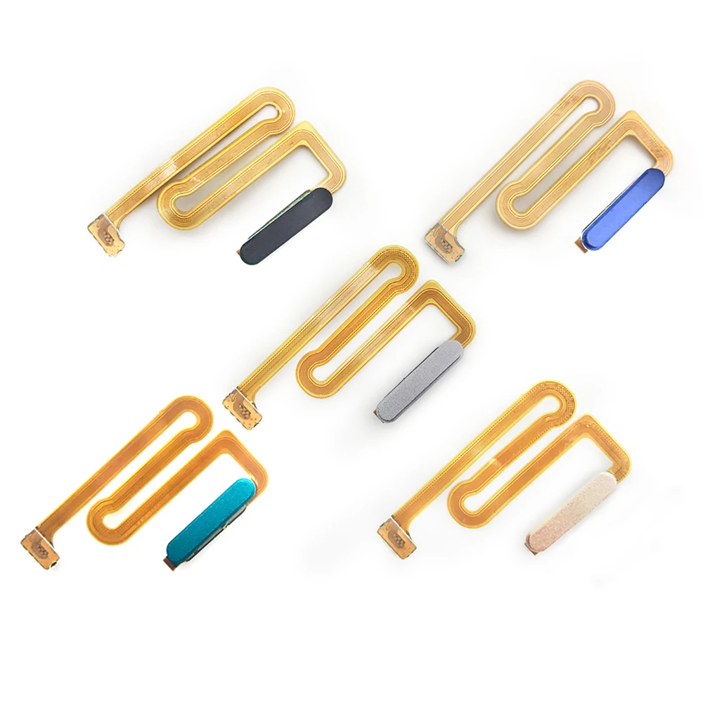 

Original Home Button Fingerprint Touch ID Sensor Connector Flex Cable For Samsung A12 A125 Sensing With Power Side Bottom Key