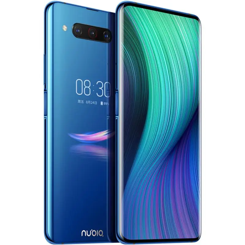 

Original For Nubia Z20 6GB RAM 8GB RAM 128GB ROM Black Dual Screen 6.42"+5.1" Octa core 4000mAh Triple Rear 48MP