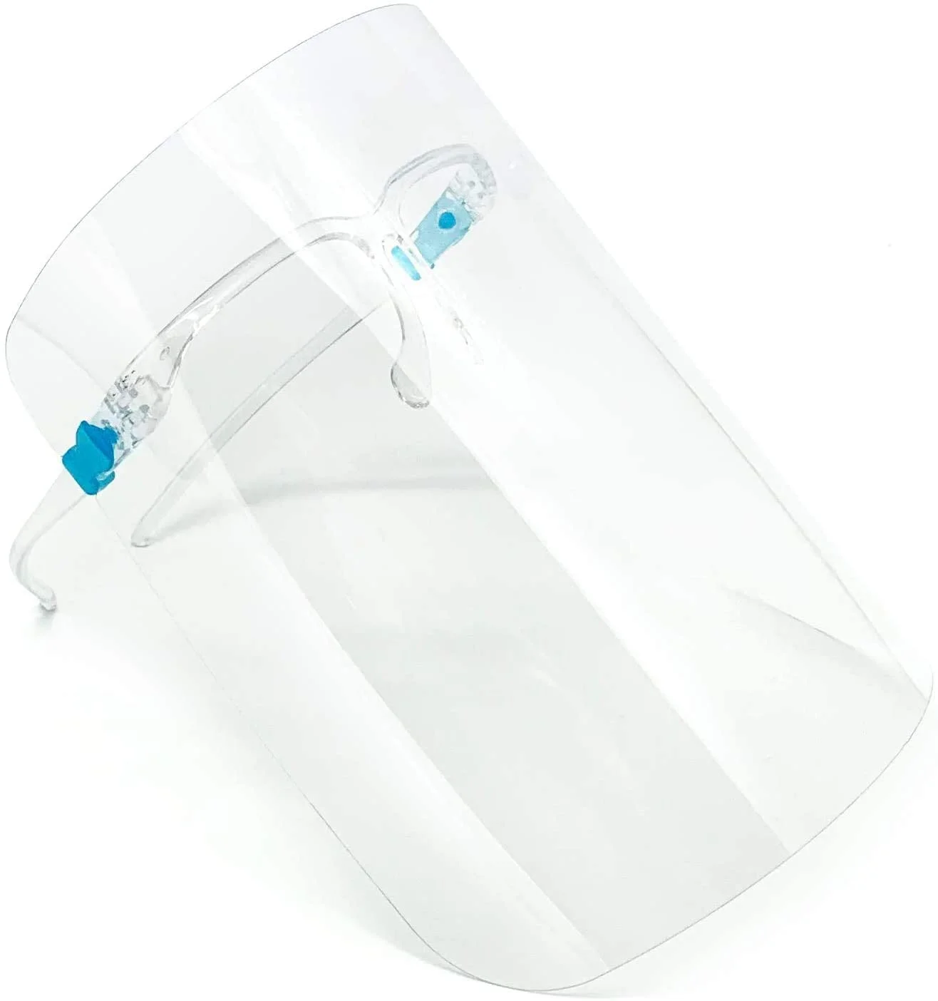 
Transparent Protective adult Safety Visor Face Facial Weat Glasses Clear Shield Face shield with Glasses Frame 