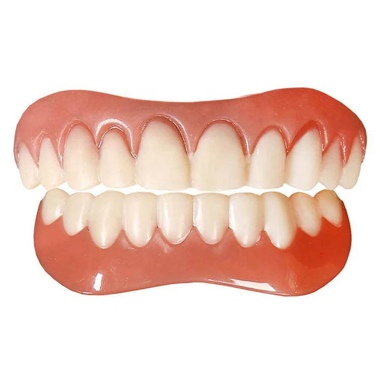 

Silicone Dentures Cover - Teeth Whitening - Face Braces for Teeth, As shown the picture