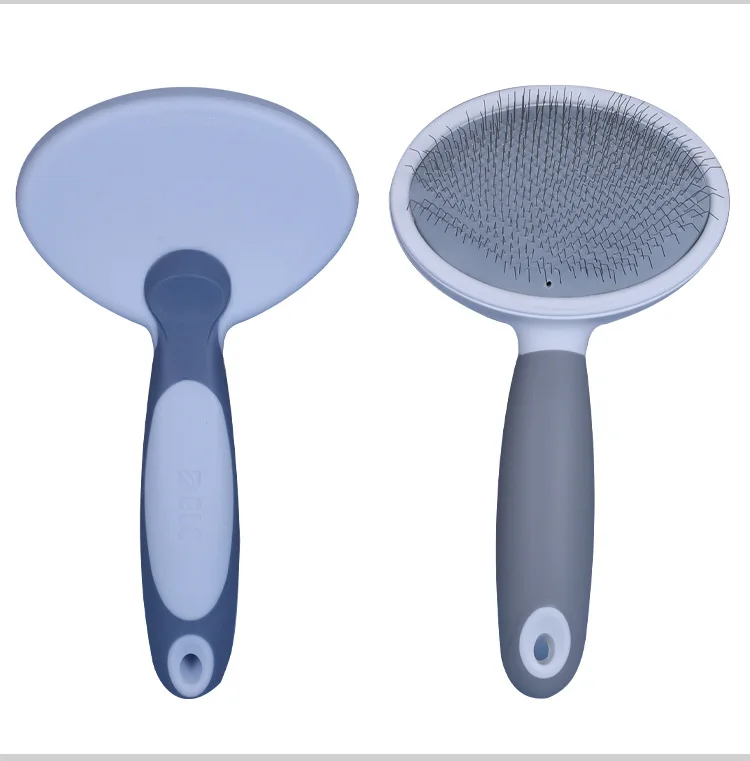 

New Pet Grooming Wire Brush Soft Bottom Stainless Steel Hair Comb Lice Comb Pet Hair Groom Brush