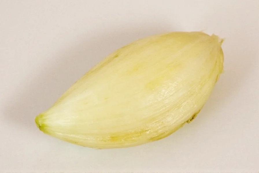 Different garlic varieties showing size variations for accurate measurement reference
