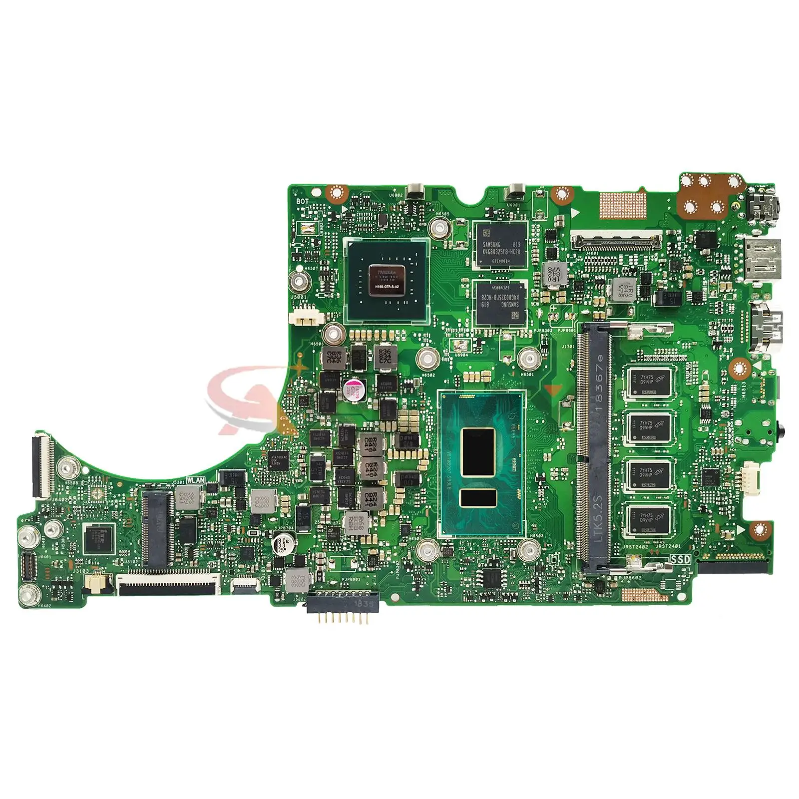 

UX410UFR i5 i7CPU 4G RAM GT940MX/2G Mainboard REV2.0 For ASUS UX410UFR UX410UF UX410UQ UX410UR UX410U Laptop Motherboard