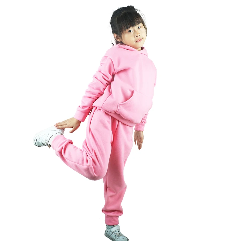 

Winter thickened sports baby girl 2pc long sleeve clothing suit for baby girls' clothing sets, Picture shows