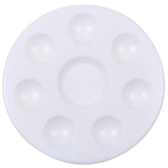 
2020 Art supplier Plastic round palette for painting  (60550278220)