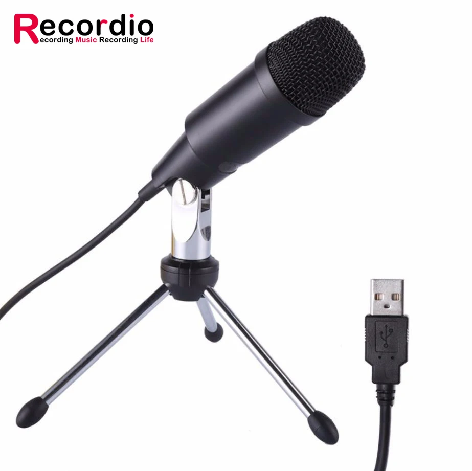 

GAM-18A Professional Recording Studio USB Condenser Microphone with tripod Stand for Phone PC Skype Online Gaming Vlogging