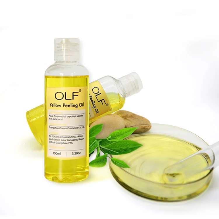 

Private label most effective body care whitening skin yellow peeling oil