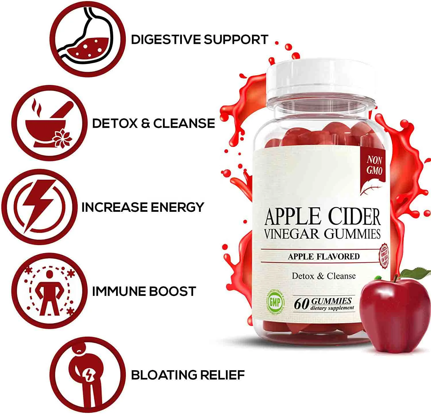 100 Vegan Apple Cider Vinegar Gummy For Weight Loss Buy Weight Loss