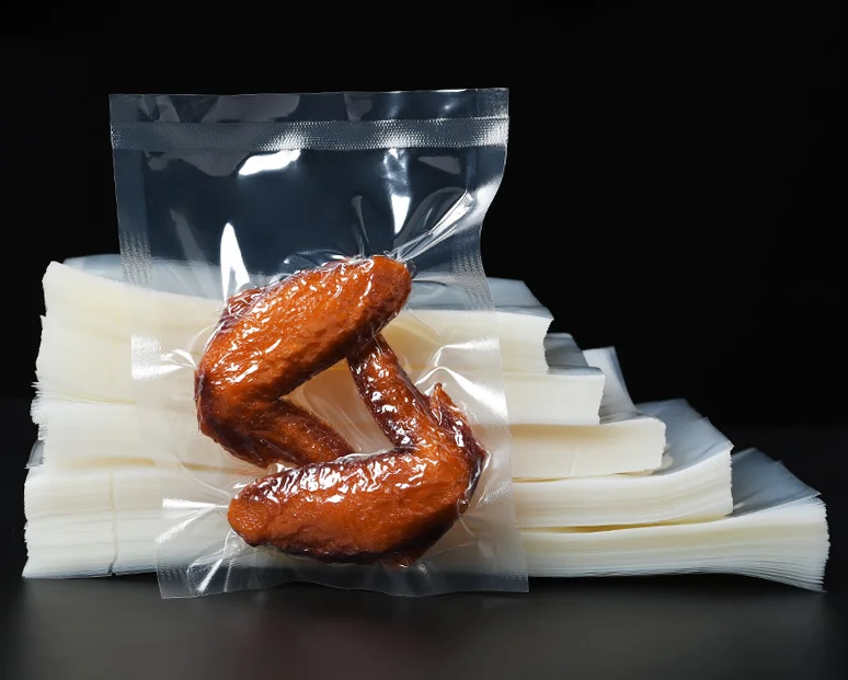 透明尼龙蒸煮食品真空包装袋包装冷冻鸡肉鱼肉
