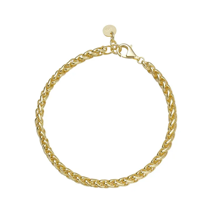

s925 sterling silver jewelry creative gold chain bracelet light luxury bracelet wholesale, Picture shows