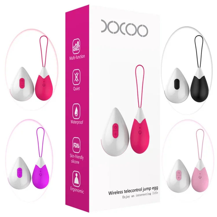 Rechargeable bullet vibrates egg wearable egg vibrator sex toy women